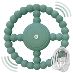 LoveHugs vibrating sensory chew toy, front view, promoting calming sensory engagement.