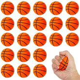 LovesTown basketball stress ball front view showing durable foam for repeated squeezes.