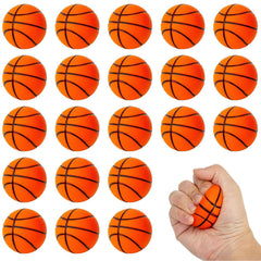 LovesTown basketball stress ball front view showing durable foam for repeated squeezes.