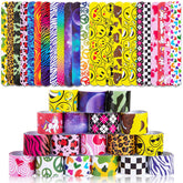 LovesTown slap bracelets 48-pack set for party favors and goody bags
