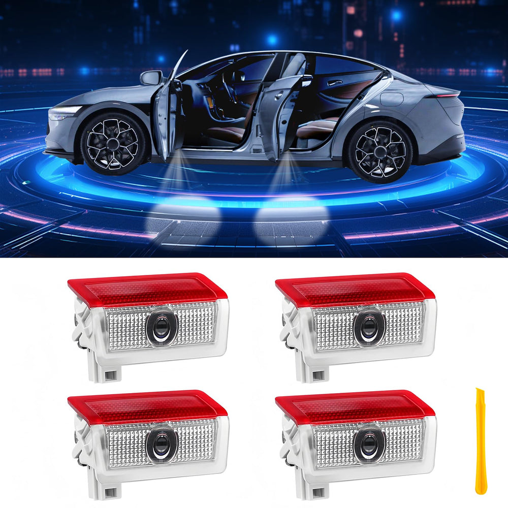 LOWEEY car door light logo projector enhances openings with 4K clarity and personalized logo display.