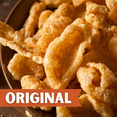 Lowrey's Bacon Curls pair well with hot sauce for extra heat.