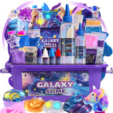 LPFEZRS mini galaxy slime kit glow-in-the-dark stickers enhance nighttime play
