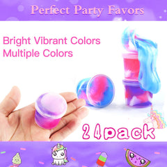 LPFEZRS Unicorn Galaxy Slime pocket-size pack ready for on-the-go fun and gifting.