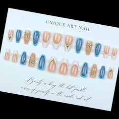 LPOODDNU reusable press-on nails kit for long-lasting glam