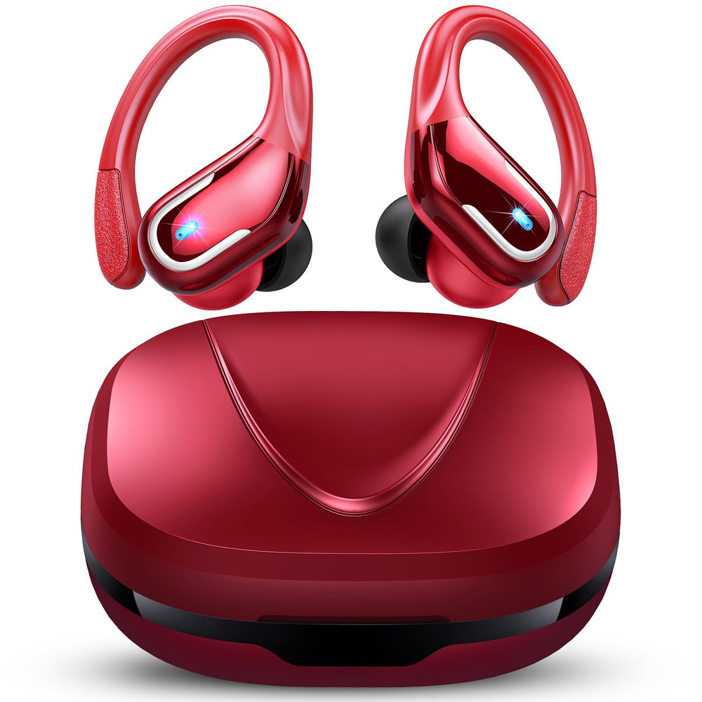 Ltinist wireless earbuds with dual display showing case and bud charge status for easy planning