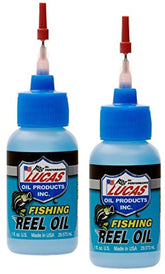 Lucas Oil Fishing Reel Oil 1oz needle applicator for precise lubrication on reels