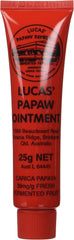 Lucas Papaw Ointment 25g compact tube for on-the-go lip and skin relief.