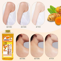 Lucift Soft 7 oil showing ginger extract close-up on skin.