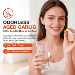 LUCKCHAN odorless garlic softgels, gentle on the stomach for daily use.