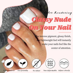LuckForever adhesive tabs for quick, damage-free toenail application.