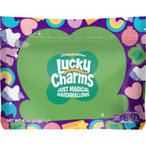 Lucky Charms limited edition packaging variation with colorful marshmallows.