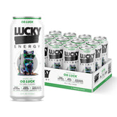 Lucky Energy OG Luck 16oz can front view for on-the-go focus.