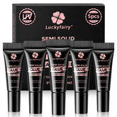 Luckyfairy precision mini-tubes nail glue for precise, mess-free applications.