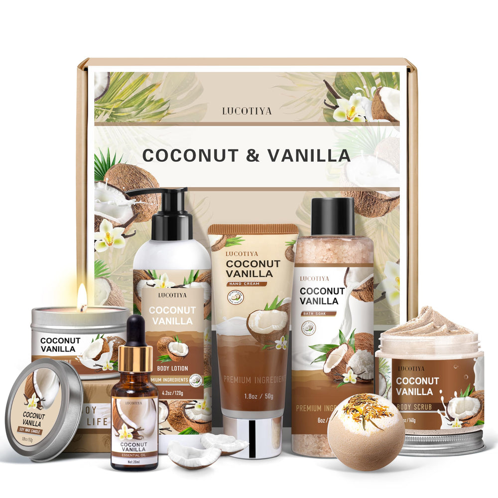 LUCOTIYA Coconut Vanilla Gift Box ready for gifting, perfect for special occasions