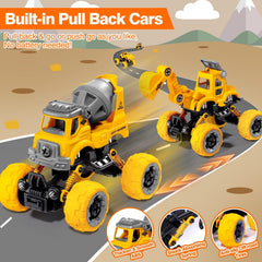 LUDILO take apart dump truck toy for imaginative construction play.
