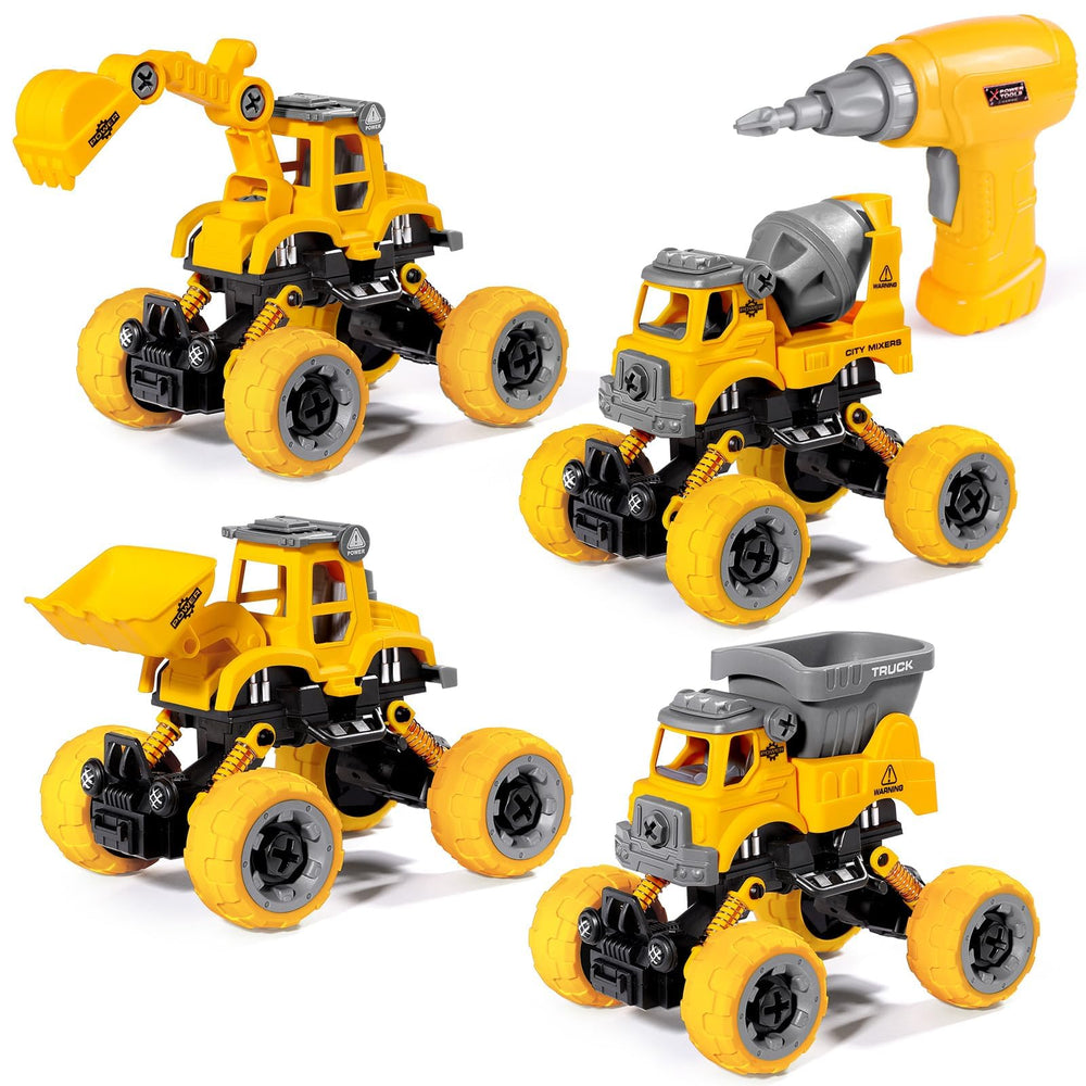 LUDILO take apart excavator toy for hands-on learning and creativity.
