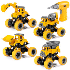LUDILO take apart excavator toy for hands-on learning and creativity.