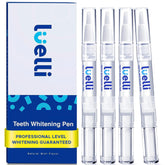 LUELLI teeth whitening pen kit with four pens for travel convenience