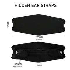Luesay KN95 mask with 3D ergonomic design for secure, comfortable fit