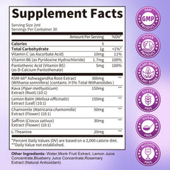 Lukaree Cortisol Drops KSM-66 Ashwagandha bottle highlights calming root for balanced mood