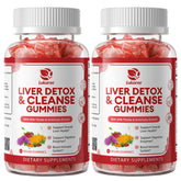 Lukaree Liver Cleanse bottle front with vegan gummies for liver support.