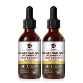 Lukaree Wormwood Black Walnut tincture bottle for daily gut wellness.