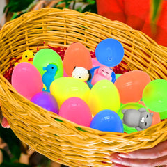 LUKBERA six-color eggs offer vibrant variety for egg hunts.