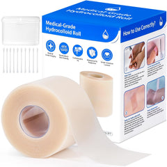 LukToMao hydrocolloid bandages roll cut-to-size for precise wound coverage.