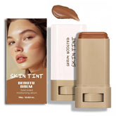 Lulesi Beauty Balm Serum swatch on skin showing sheer, buildable coverage