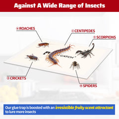 LULUCATCH glue trap placed in corner demonstrates discreet pest control setup.