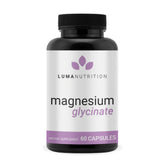 Luma Nutrition magnesium glycinate 1000mg bottle front showing high absorption formula