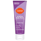 Lume Acidified Body Wash bottle with pump for easy application and odor control