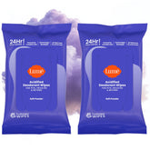 Lume Acidified Deodorant Wipes with Soft Powder towelettes for on-the-go freshness