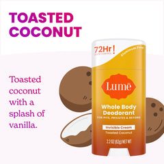 Lume on feet demonstrates long-lasting odor management.