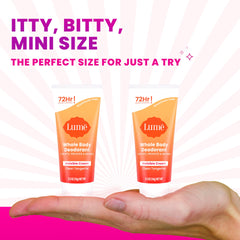 Lume invisible cream pea-size amount for precise, quick absorption.