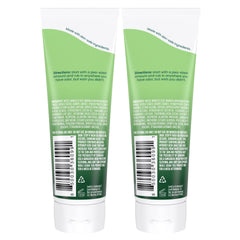 Lume invisible cream tube close-up ready to rub into skin.
