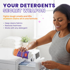 Lume sink soak image shows soak option to refresh garments without extra wash