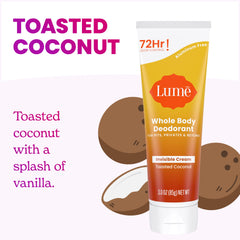 Lume pea sized amount applied on skin demonstrates easy coverage