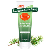 Lume Whole Body Deodorant invisible cream tube shown for all-day odor control.