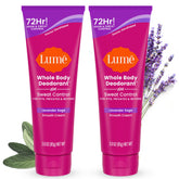 Lume whole body deodorant smooth cream tube for everyday odor control.