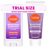 Lume Whole Body Deodorant solid-stick application for multi-area odor control.