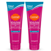 Lume unscented cream tube ready for all-day odor control.