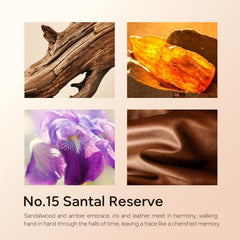 LUMELOOM Santal Reserve burning glow showing clean burn and even melt.