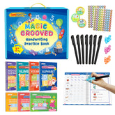 Lumikidz Magic Grooved Writing Practice set cover helps kids start handwriting confidently.