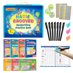 Lumikidz Magic Grooved Writing Practice set cover helps kids start handwriting confidently.