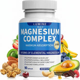 Lumine Magnesium Complex bottle showing eight-form blend for daily mineral balance