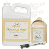 Lumintrail Diva detergent bottle front; safe for all fabrics