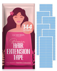 Lumoria 144-tab pack of hair extension tape for secure holds