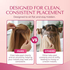 Lumoria invisible ultra-thin tape blends for natural-looking extensions